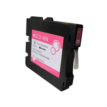 Ricoh GC21M Cartouche d'encre pigmentée générique Magenta - Remplace 405534/405538