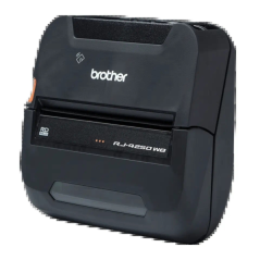 Pack Imprimante Thermique Portable d'Étiquettes et Tickets Brother RJ-4250WB + Batterie PABT006 WiFi, Bluetooth, USB - Résolutio