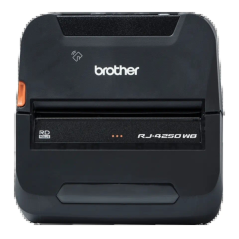 Pack Imprimante Thermique Portable d'Étiquettes et Tickets Brother RJ-4250WB + Batterie PABT006 WiFi, Bluetooth, USB - Résolutio