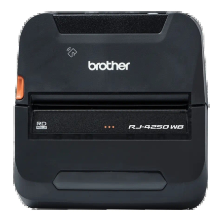 Pack Imprimante Thermique Portable d'Étiquettes et Tickets Brother RJ-4250WB + Batterie PABT006 WiFi, Bluetooth, USB - Résolutio