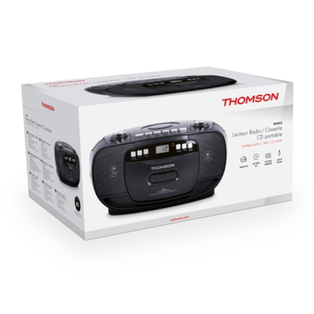 Radio CD avec cassette Thomson RK200CD - Noir