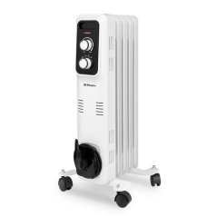 Radiateur à Huile Orbegozo RL 1000 Elegance - Puissant et Sûr - Inertie Thermique - Protection Anti-Basculement - Manipulation F