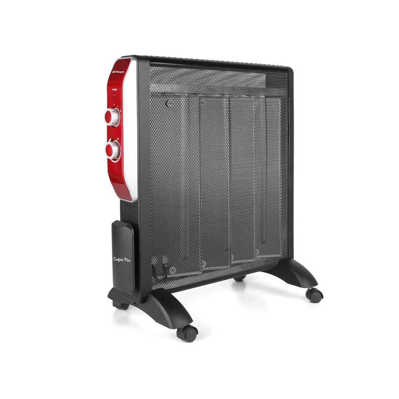 Orbegozo RMN 2050 Radiateur Mica - Puissant et Sûr - Chaleur Instantanée en 1 Minute - Thermostat Réglable - Système Anti-Bascul
