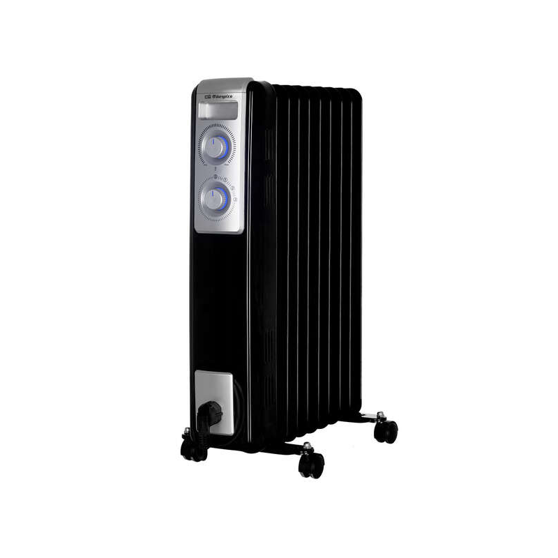 Orbegozo RN-2000 Radiateur à Huile Puissant et Silencieux - Puissance Maximale 2000W - 9 Éléments Chauffants - 3 Puissances Ther