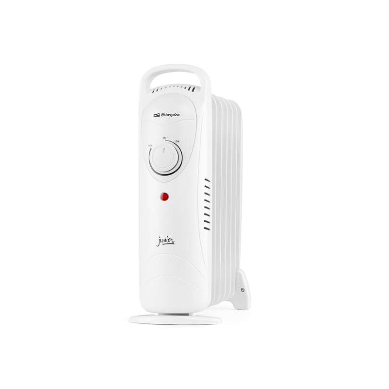 Radiateur à huile Compact Junior Orbegozo RO 1020 - Puissant et sûr - Thermostat réglable - Faible consommation - Facile à trans