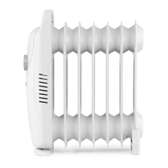 Radiateur à huile Compact Junior Orbegozo RO 1020 - Puissant et sûr - Thermostat réglable - Faible consommation - Facile à trans