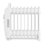 Radiateur à huile Orbegozo RO 1220 Compact Junior - Puissance 1200W - Thermostat réglable - Protection contre la surchauffe - Ma