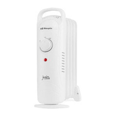 Radiateur à huile Orbegozo RO 720 Compact Junior - Puissance 700W - Thermostat réglable - Protection contre la surchauffe - Mani