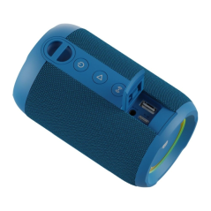 Enceinte Bluetooth NGS Roller Furia 2 Tiny 20W TWS - Eclairage LED - Autonomie jusqu'à 7h - Résistance à l'eau IPX7 - Couleur Bl