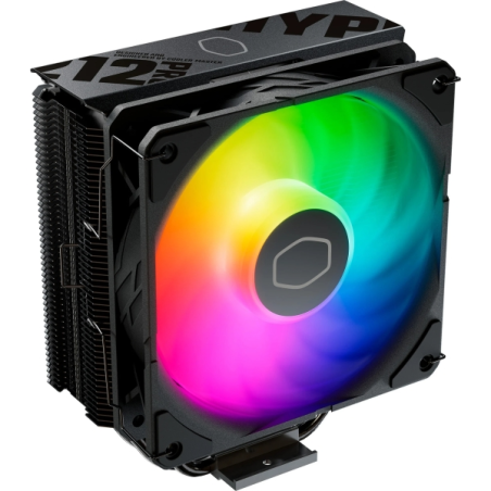 Refroidisseur CPU Cooler Master Hyper 212 Pro - 4 dissipateurs thermiques - Multiprise universelle - Ventilateur 120 mm - Éclair