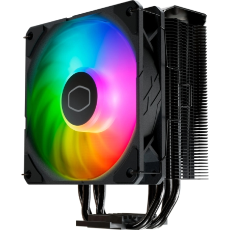 Refroidisseur CPU Cooler Master Hyper 212 Pro - 4 dissipateurs thermiques - Multiprise universelle - Ventilateur 120 mm - Éclair