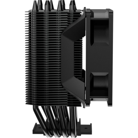 Refroidisseur CPU Cooler Master Hyper 411 Nano - 4 dissipateurs thermiques - Multiprise universelle - Ventilateur 120 mm - Noir