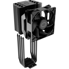 Refroidisseur CPU Cooler Master Hyper 411 Nano - 4 dissipateurs thermiques - Multiprise universelle - Ventilateur 120 mm - Noir