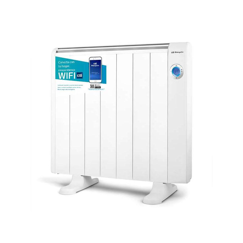 Orbegozo RRW-1300 Émetteur Thermique Intelligent Wifi - Commande Vocale - Détection de Fenêtres Ouvertes - Programmation Quotidi