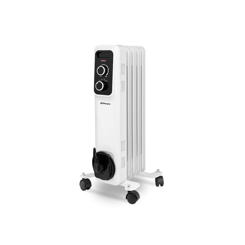 Radiateur à huile Orbegozo RS 1000 Elegance - Puissant et silencieux - Protection contre la surchauffe et anti-basculement - Fac