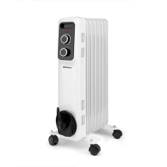 Orbegozo RS 1500 Radiateur à huile élégant et puissant - Puissance maximale 1500W - 7 éléments chauffants - Protection contre la