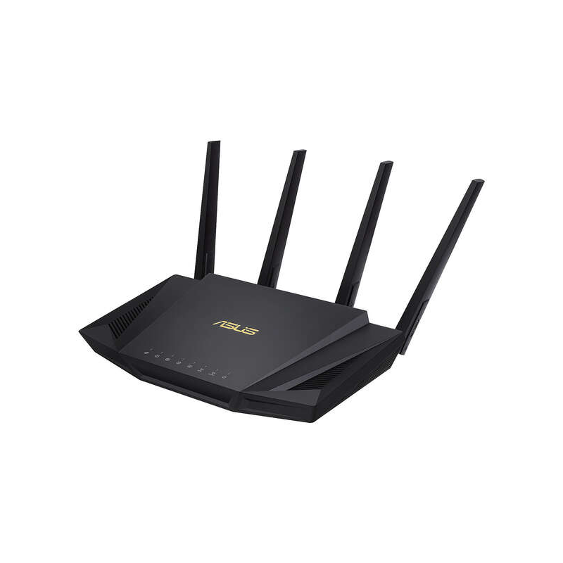 Routeur Asus RT-AX58U V2 AX 3000 WiFi 6 Dual Band - Débit combiné d'environ 3000Mbps - 4 Ports LAN RJ45, 1 Port WAN RJ45 - 4 Ant