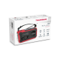 Radio solaire portable Thomson SOS - AM/FM - Batterie 8000 mAh - Lampe torche d'urgence - 3 modes de charge - Fonction Powerbank