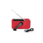 Radio solaire portable Thomson SOS - AM/FM - Batterie 8000 mAh - Lampe torche d'urgence - 3 modes de charge - Fonction Powerbank