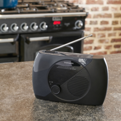 Radio FM analogique portable Thomson RT350 - Noir