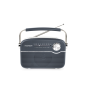 Radio solaire portable rétro Thomson RTS450BT - FM - Chargement par énergie solaire ou USB-C - Antenne télescopique - Bluetooth