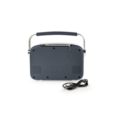 Radio solaire portable rétro Thomson RTS450BT - FM - Chargement par énergie solaire ou USB-C - Antenne télescopique - Bluetooth
