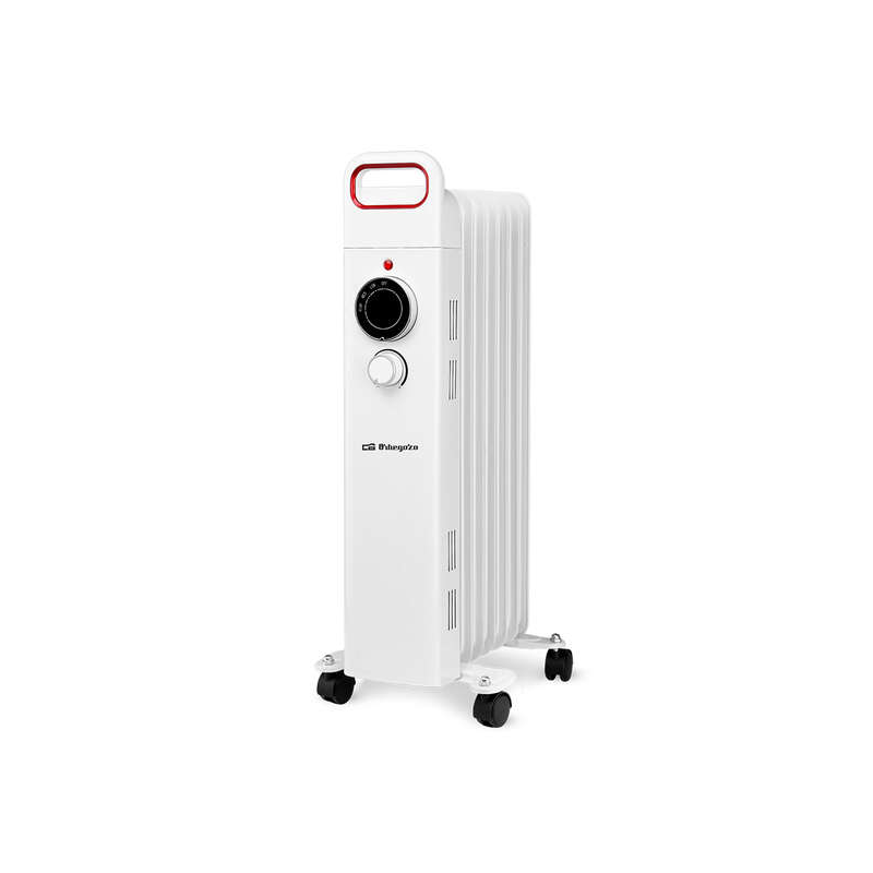 Radiateur à fioul Orbegozo RU 1500 Elegance - Puissant et sûr - 1500 W - 7 éléments chauffants - Thermostat réglable - Protectio