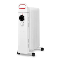 Orbegozo RU 2500 Radiateur à Huile Puissant et Sûr - Puissance Maximale 2500W - 11 Éléments Chauffants - Protection Contre la Su