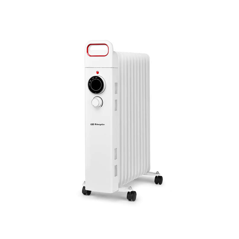 Orbegozo RU 2500 Radiateur à Huile Puissant et Sûr - Puissance Maximale 2500W - 11 Éléments Chauffants - Protection Contre la Su