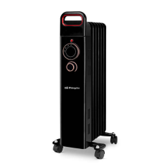 Radiateur à huile efficace Orbegozo RUN 1500 - Puissant et silencieux - Protection contre la surchauffe et anti-basculement - Fa