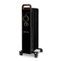 Radiateur à huile efficace Orbegozo RUN 1500 - Puissant et silencieux - Protection contre la surchauffe et anti-basculement - Fa