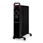 Radiateur à huile efficace Orbegozo RUN 2500 - Puissant et sûr - Inertie thermique - Protection anti-basculement et surchauffe -