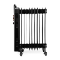 Radiateur à huile efficace Orbegozo RUN 2500 - Puissant et sûr - Inertie thermique - Protection anti-basculement et surchauffe -