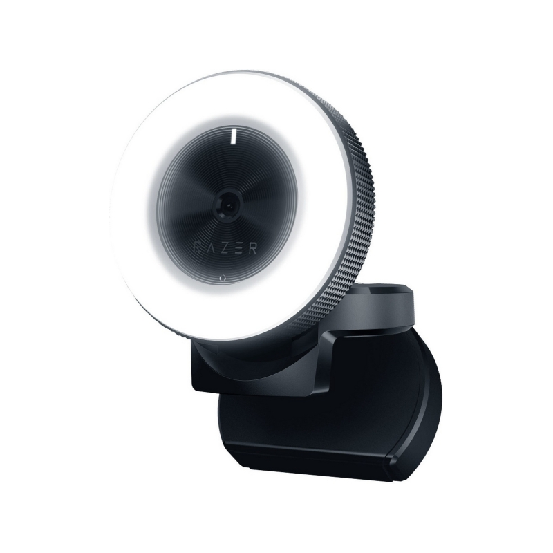 Razer Kiyo Webcam - Full HD - Enfoque Automatico - Iluminacion - Color Negro