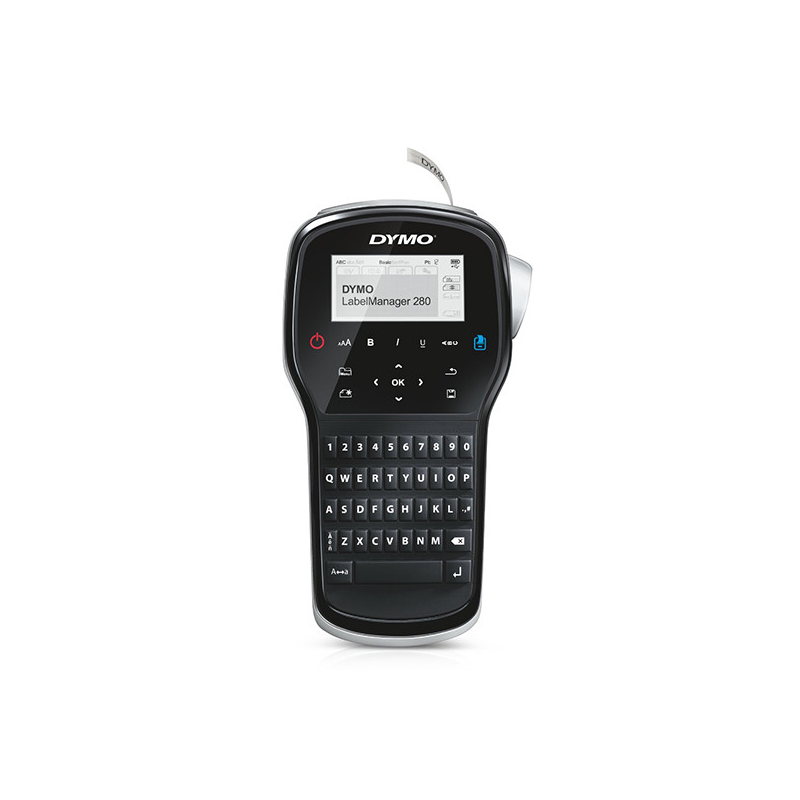 Imprimante d'étiquettes portable Dymo LabelManager 280 - Écran LCD - 20 façons de formater du texte - 200 symboles et images cli