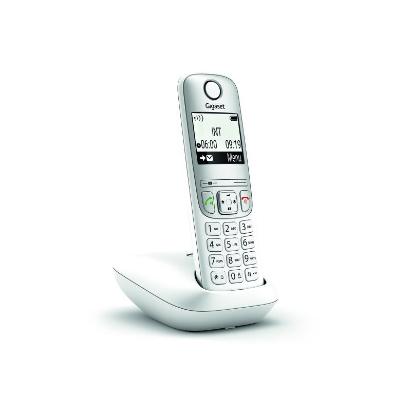 Téléphone sans fil Gigaset A690 - Identification de l'appelant - Mains libres - Contrôle du volume - Blanc