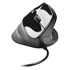 Souris laser verticale ergonomique NGS Samsara 3200 dpi - 5 boutons - Silencieuse - Noire