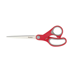 Ciseaux ergonomiques Scotch Comfort - 18 cm - Rouge
