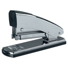 ✅ Petrus 2001C Retro Metal Agrafeuse - Jusqu'à 30 Feuilles - Agrafage Fermé, Ouvert et Cloué - Couleur Chrome en stock