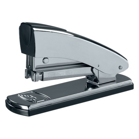 ✅ Petrus 2001C Retro Metal Agrafeuse - Jusqu'à 30 Feuilles - Agrafage Fermé, Ouvert et Cloué - Couleur Chrome en stock