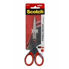 Ciseaux de précision Scotch - 18 cm - Noir/Rouge