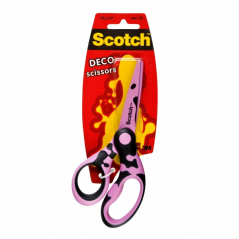 Ciseaux Scotch Deco pour enfants - Couleurs aléatoires - 16,5 cm - Couleurs aléatoires
