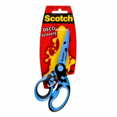 Ciseaux Scotch Deco pour enfants - Couleurs aléatoires - 16,5 cm - Couleurs aléatoires