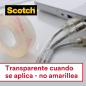 Rubans adhésifs Scotch, lot de 8 – 19 mm x 33 m – 7 – 1 offert – Transparent