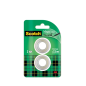 Ruban adhésif invisible Scotch Magic, lot de 2 - Recharge - 19 mm x 7,5 m - Transparent