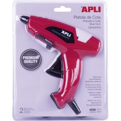 ✅ Apli Pistolet à Colle 40W Rouge couleur rouge en stock