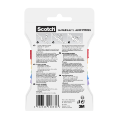 Bandes de gestion de câbles Scotch - Lot de 6 - 12,7 mm x 20,3 cm - Couleurs assorties