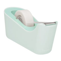 Dévidoir de ruban adhésif Scotch - Pour rubans jusqu'à 19 mm x 33 m - Ruban inclus - Menthe