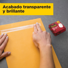 Rubans adhésifs Scotch Super-Hold, lot de 6 – Extra résistants – 19 mm x 25,4 m – 5 1 offert – Transparent