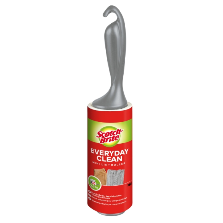 Rouleau anti-peluches Scotch-Brite Everyday Clean - 30 feuilles - Gris
